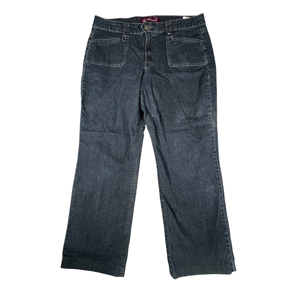 Gloria Vanderbilt Jeans Womens Size 12 Dark Wash Bootcut Stretch Cotton Blend‎